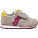 Saucony Baby Jazz Hook & Loop Sneakers Barn Grå Vinröda | Sverige 718MQZ